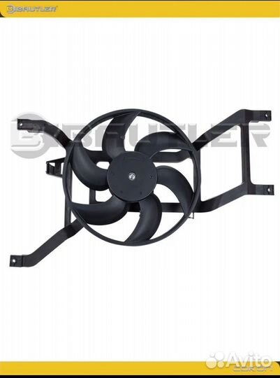 Вентилятор охлаждения с кожухом для Лада Ларгус