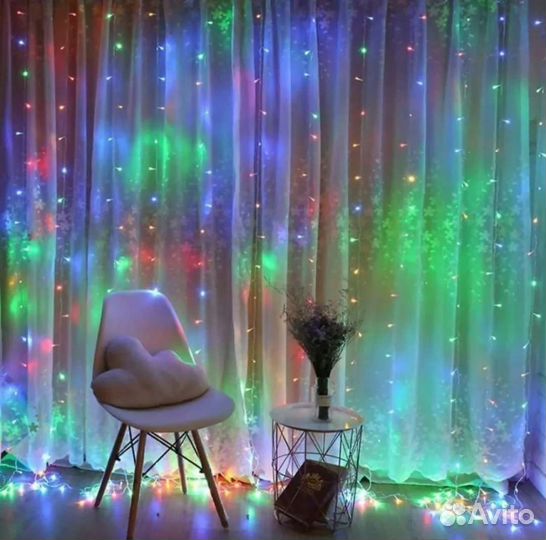 Гирлянда штора