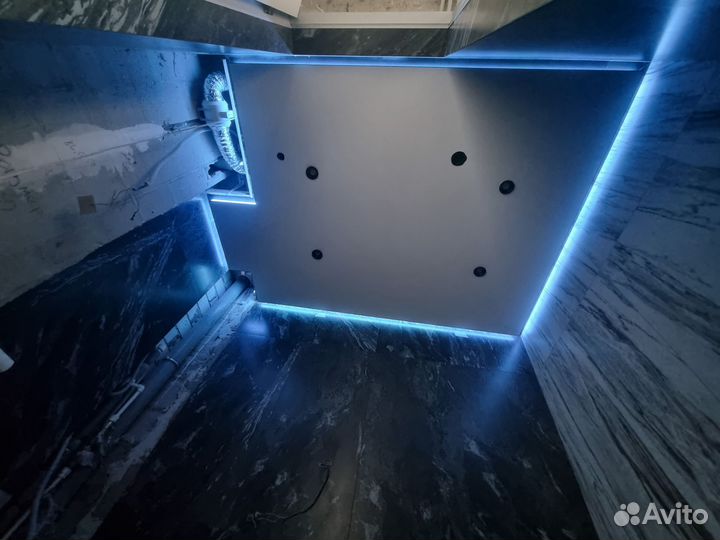 Натяжные потолки установка