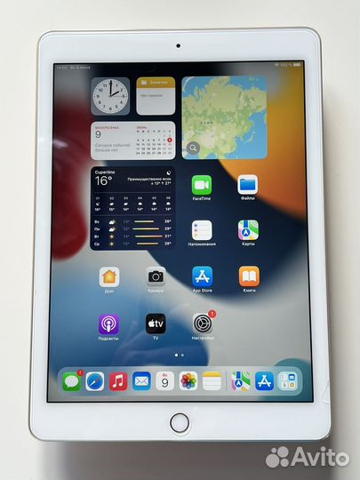 iPad Air 2 128GB Wi-Fi Gold в идеальном состоянии