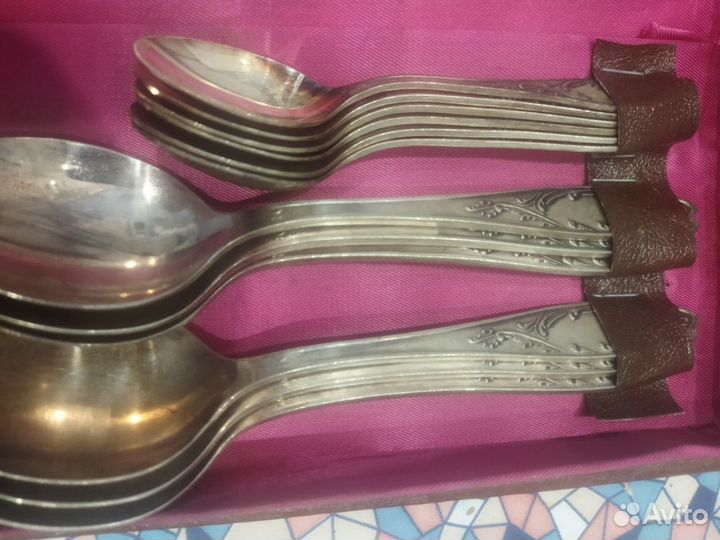 Столовый набор мельхиор СССР