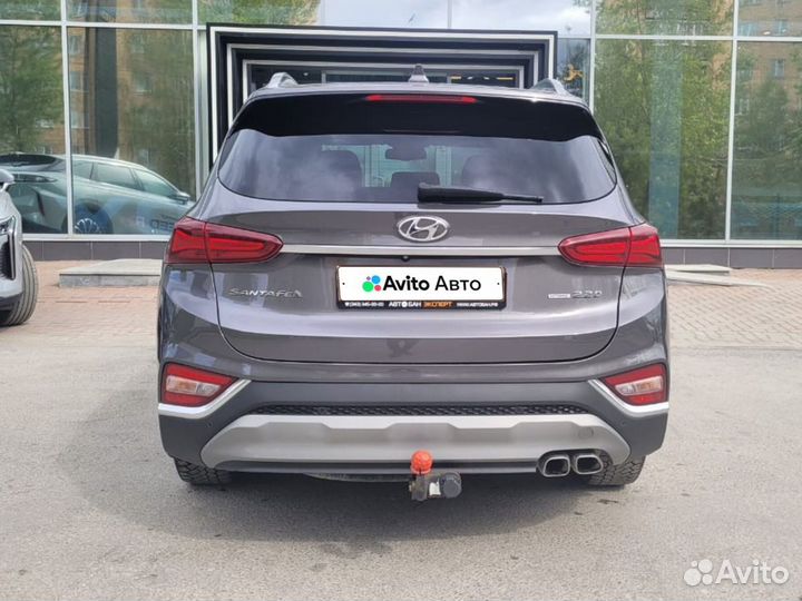 Hyundai Santa Fe 2.2 AT, 2019, 136 508 км