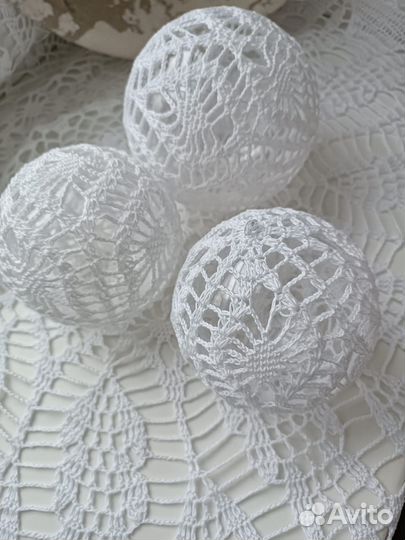 Новогодние шары ручной работы