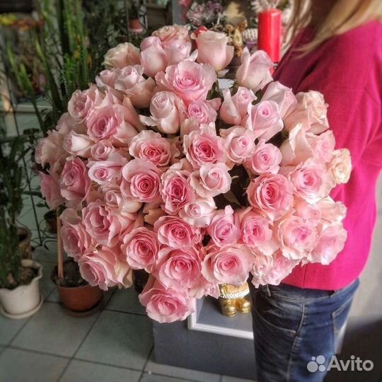 Цветы розы букет