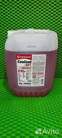 Антифриз Totachi niro coolant/ G12+/ 10 кг./ -40 C