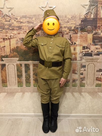 Военная форма костбм солдата для мальчика 122
