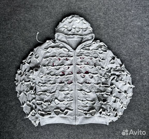 Grailz Mesh Zip hoodie