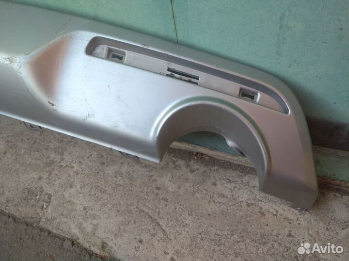 Юбка заднего бампера Ford Explorer 5 2015-2017