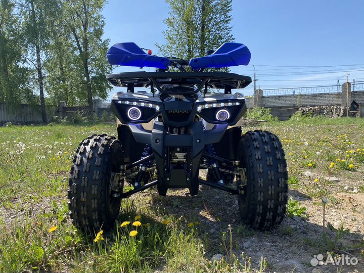Детский квадроцикл ATV Classic 8 NEW белый/синий