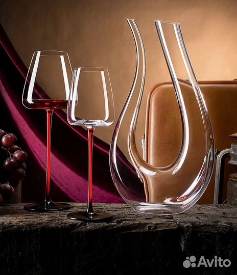 Набор бокалов в стиле bork 360 и 590 мл