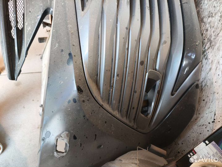 Передний бампер на camry 70