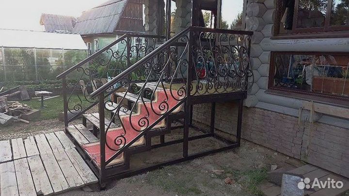Лестница открытый тип