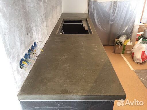 Столешница бетонная под лофт