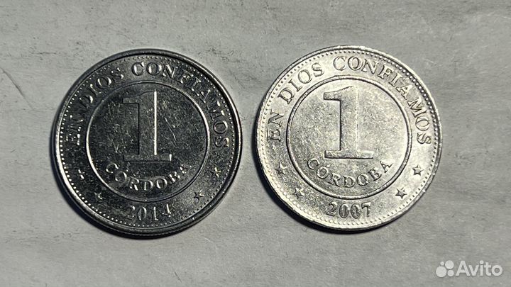 Монеты Никарагуа