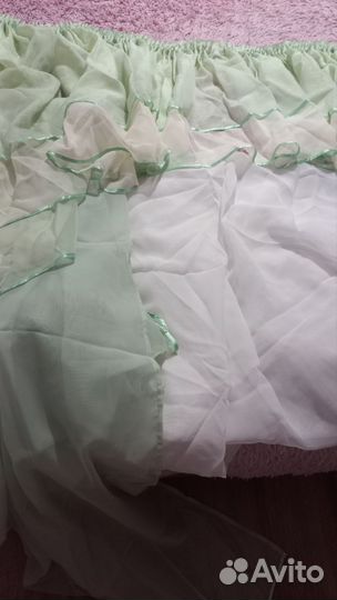 Комплект шторы и тюль бу