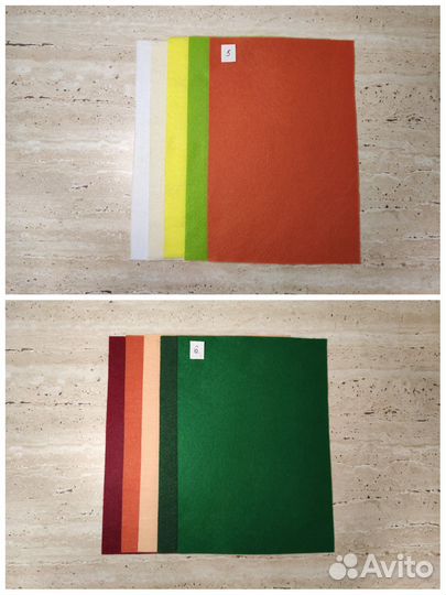 Фетр для рукоделия 1мм размер 20*30 Китай