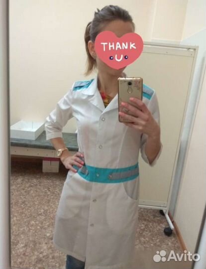Медицинский халат женский