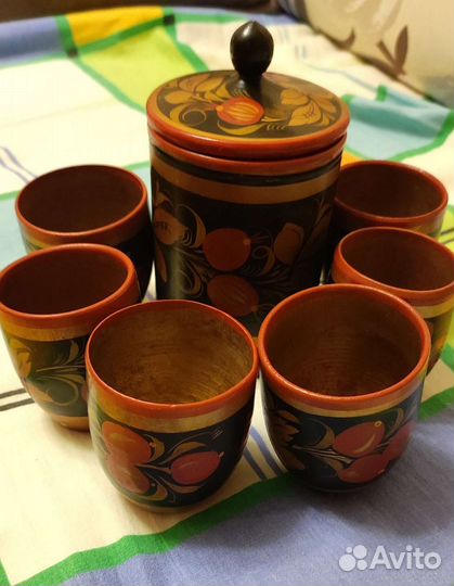 Посуда СССР хохлома