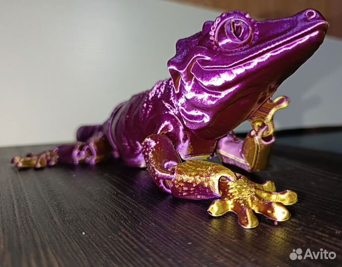 Бананоед геккон двухцветный на 3D принтере