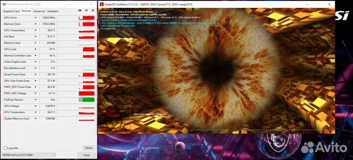 Игровой ноутбук MSI Leopard i7/144гц/RTX