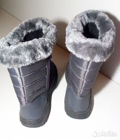 Сапоги женские 37 зимние дутики