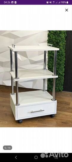 Этажерка на колесиках