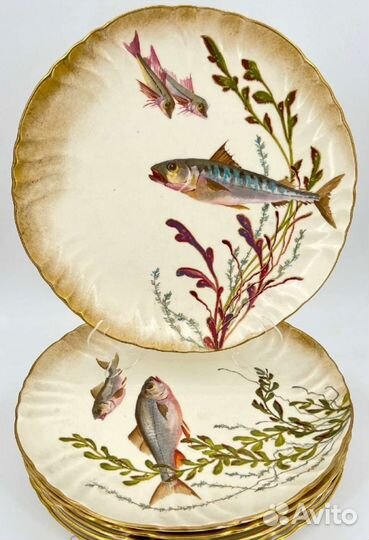 Редкий антикварный набор Doulton.Англия.19 век