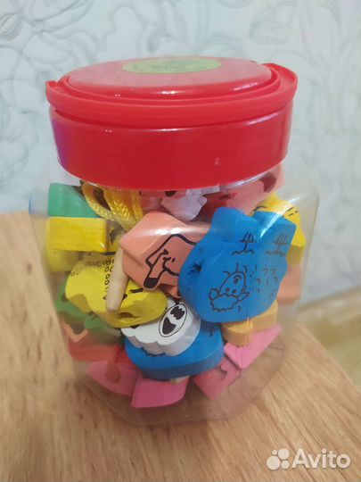 Деревянная шнуровка игрушка