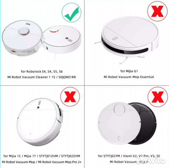 Сменные тряпки и фильтры для пылесоса xiaomi