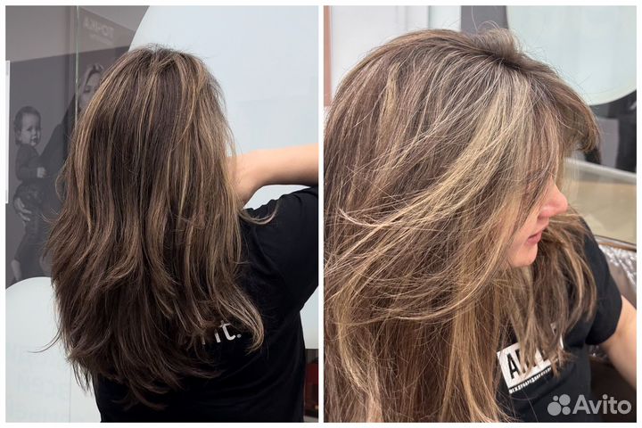 Модели на стрижки, окрашивания и укладки