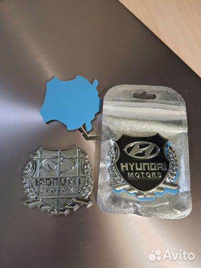 Эмблема hyundai металл