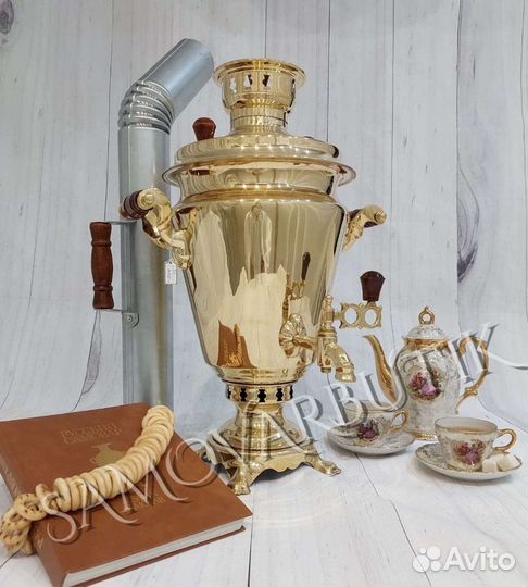 Самовар на дровах Рюмка. Оригинал