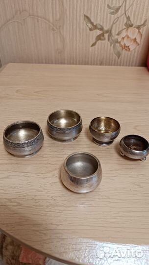 Солонка серебро