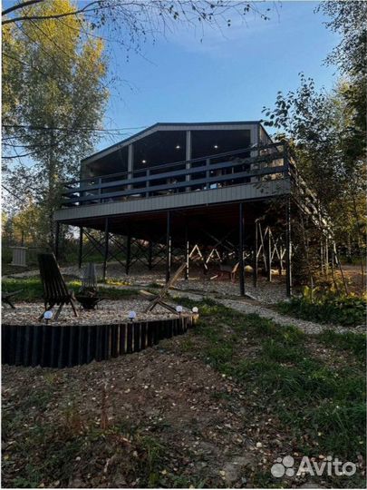 Теплый каркасный дом на дачу, зимний 110 м кв Артикул дх-1948