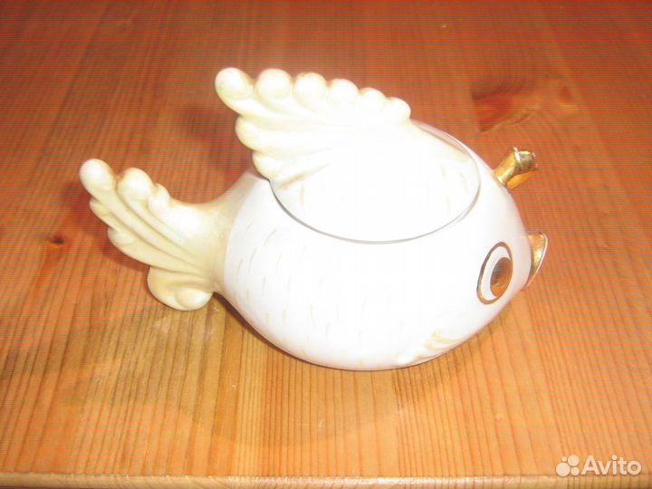 Золотая Рыба шкатулка икорница Сысерть позолота