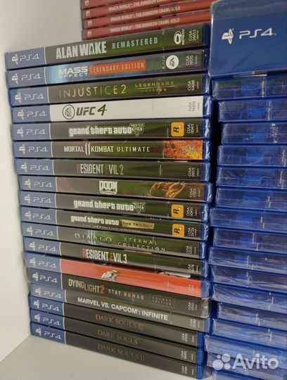 Новые диски Playstation 4