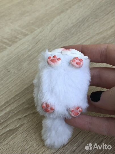 Игрушка ручной работы котик