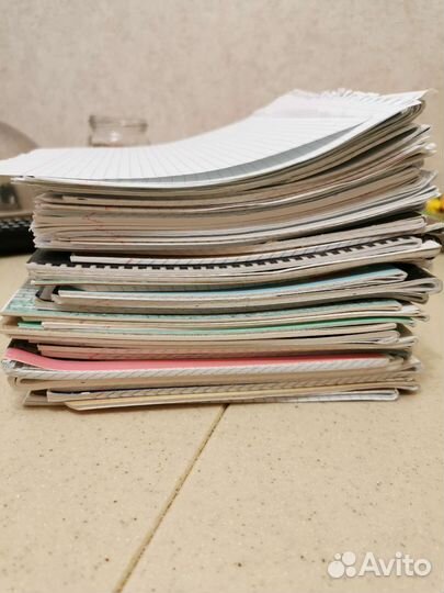 Чистые тетрадные листы