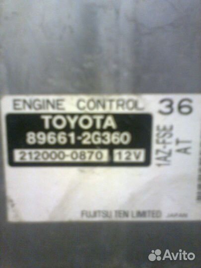 Блок управления климатконтроля Toyota Avensis