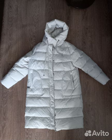 Пуховик зимний длинный женский