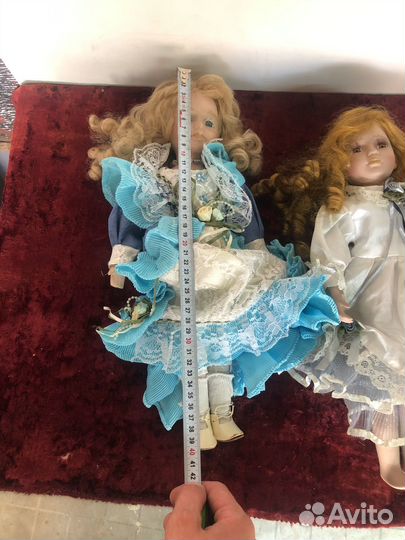 Кукла фарфоровая коллекционная 40см