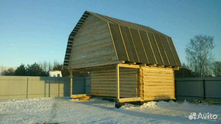 Срубы ручной рубки