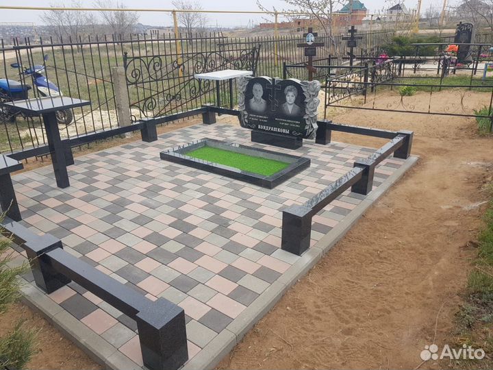 Памятники из гранита и мрамора. Облицовка могил