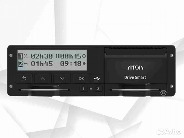 Тахограф атол Drive Smart (Новый) с скзи (нкм)