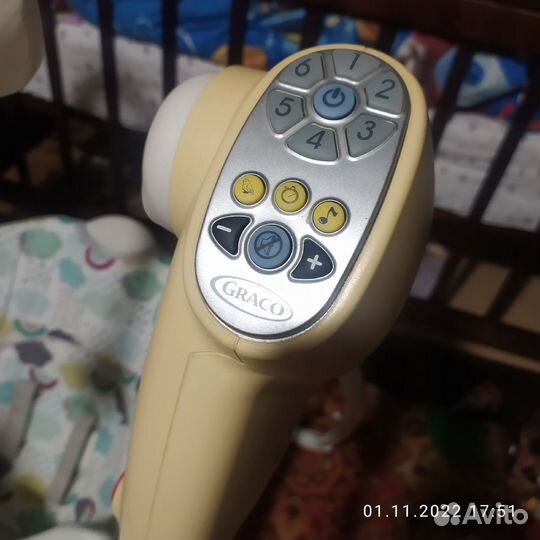 Детская люлька-качель электрическая