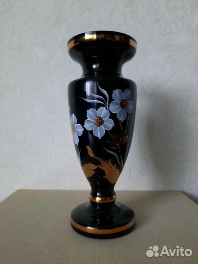 Ваза для цветов Чехия Богемия