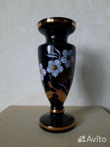 Ваза для цветов Чехия Богемия