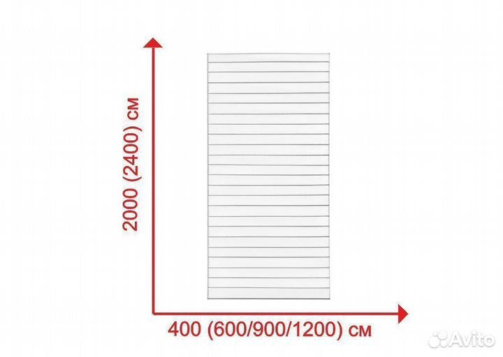 Тoрговые панели для витрин из мдф 2000х1200