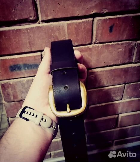 Мужской кожаный ремень
