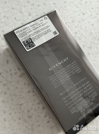 Туалетная вода givenchy мужская